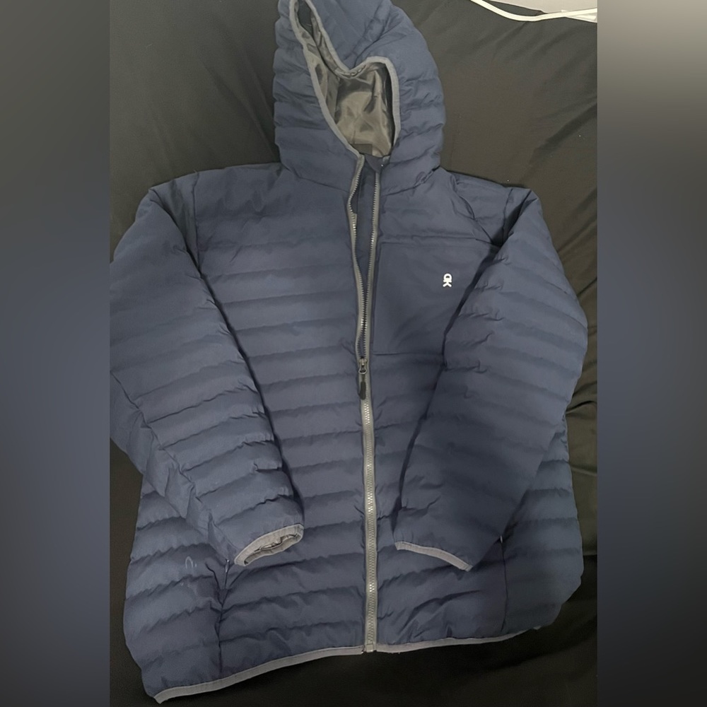 Navy Blue Puffer Jacket